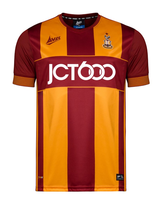Bradford City 2017-18 Home Kit