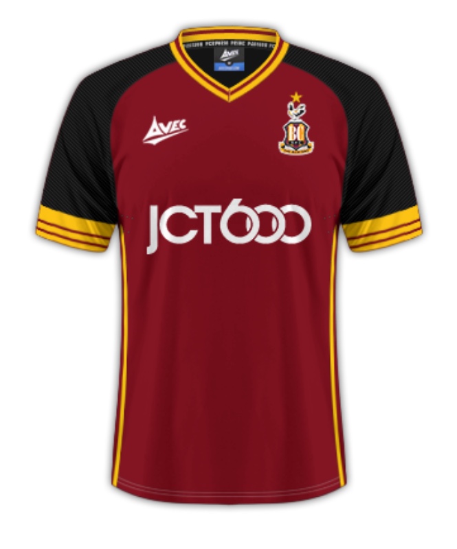 Bradford City 2018-19 Home Kit