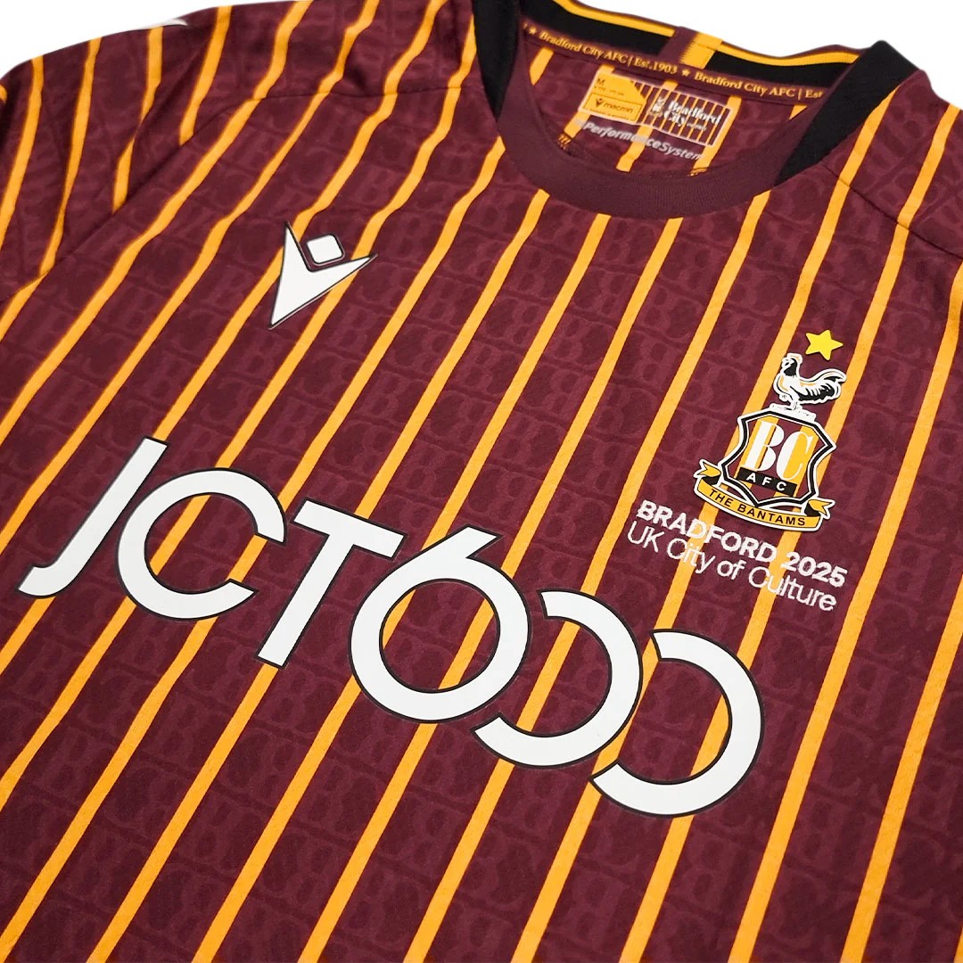 Bradford City 2025-26 Home Kit