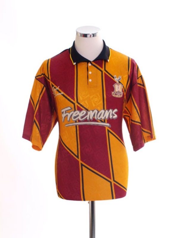 Bradford City 1992-93 Home Kit