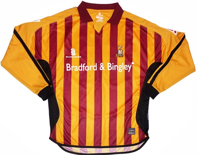 Bradford City 2007-08 Home Kit