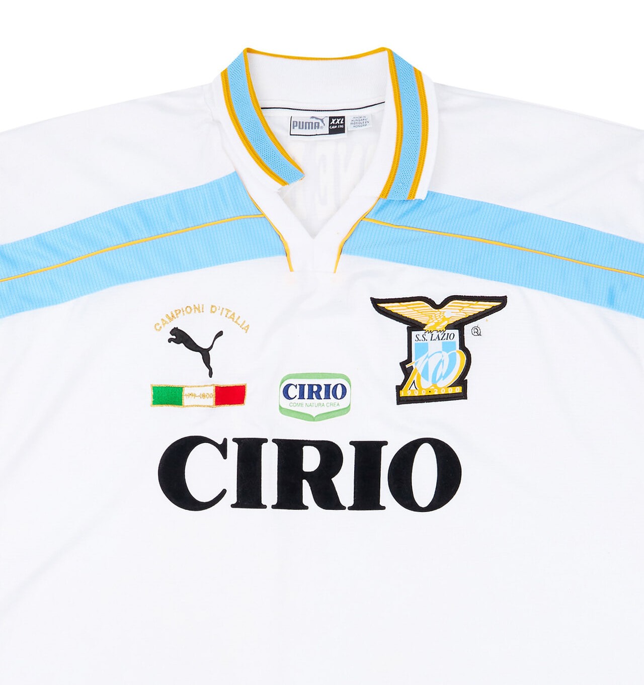 SS Lazio 1999-00 Centenary Home Kit