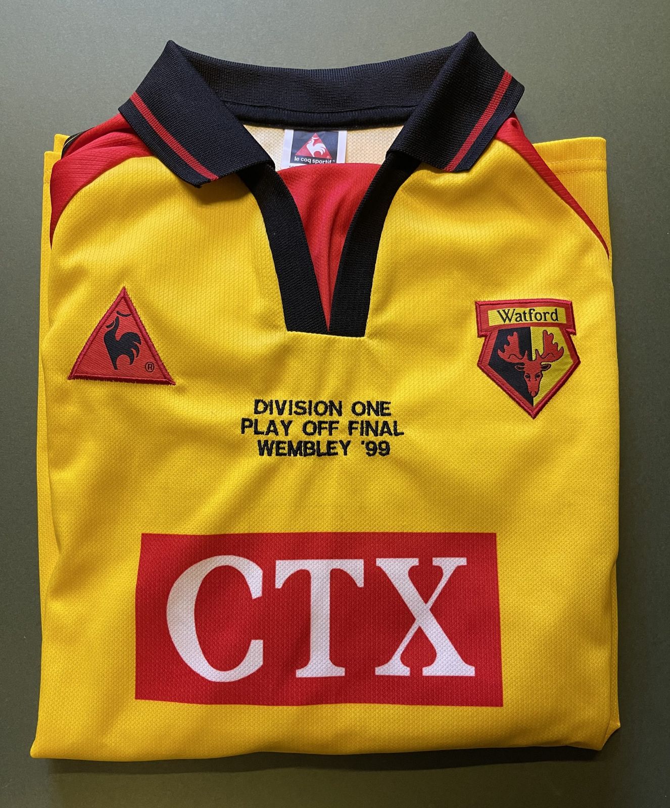 Watford FC 1998-99 Division 1 Play-Off Final Kit