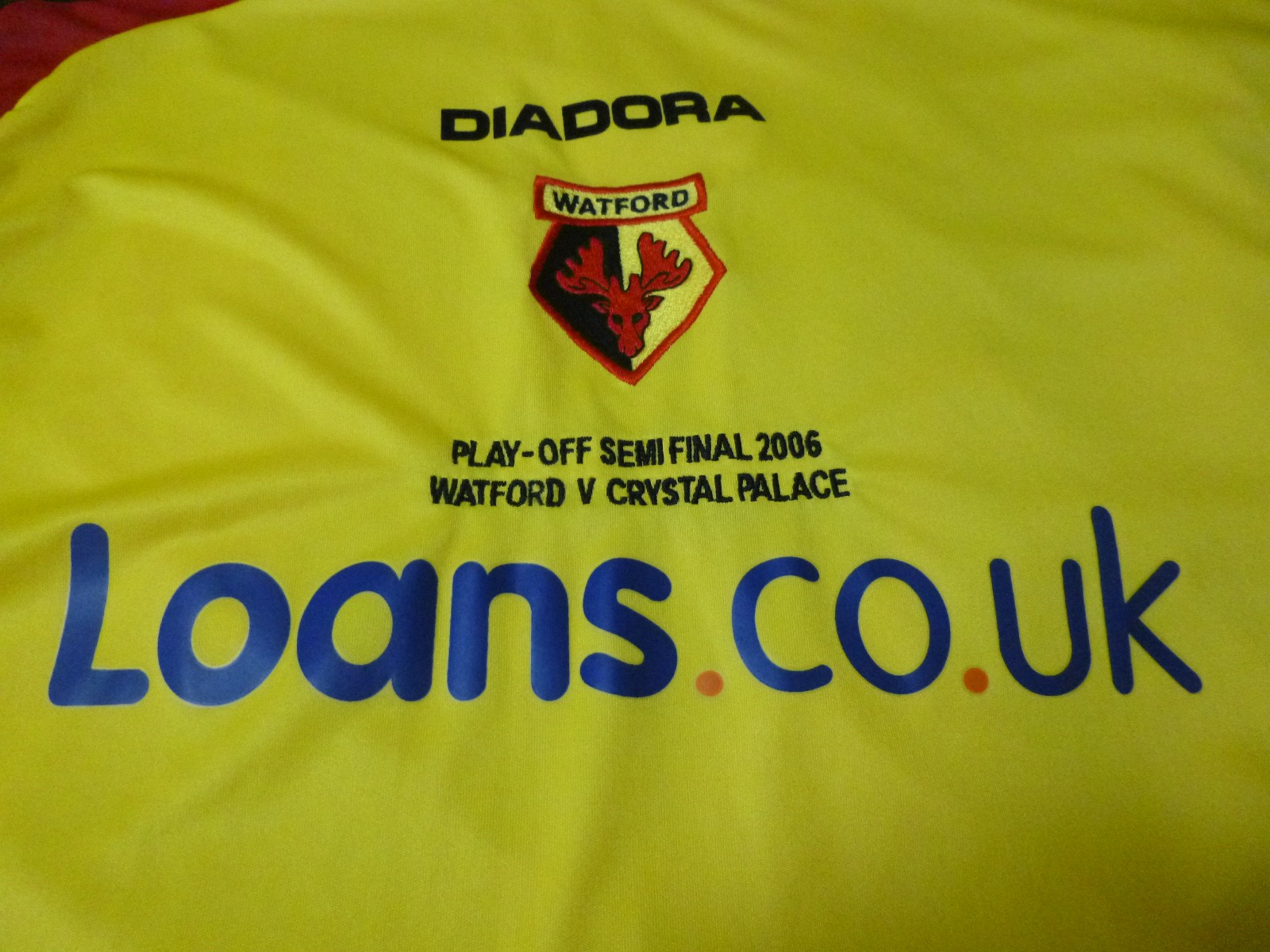 Watford FC 2005-06 EFL Championship Play-Off Semi-Final Kit