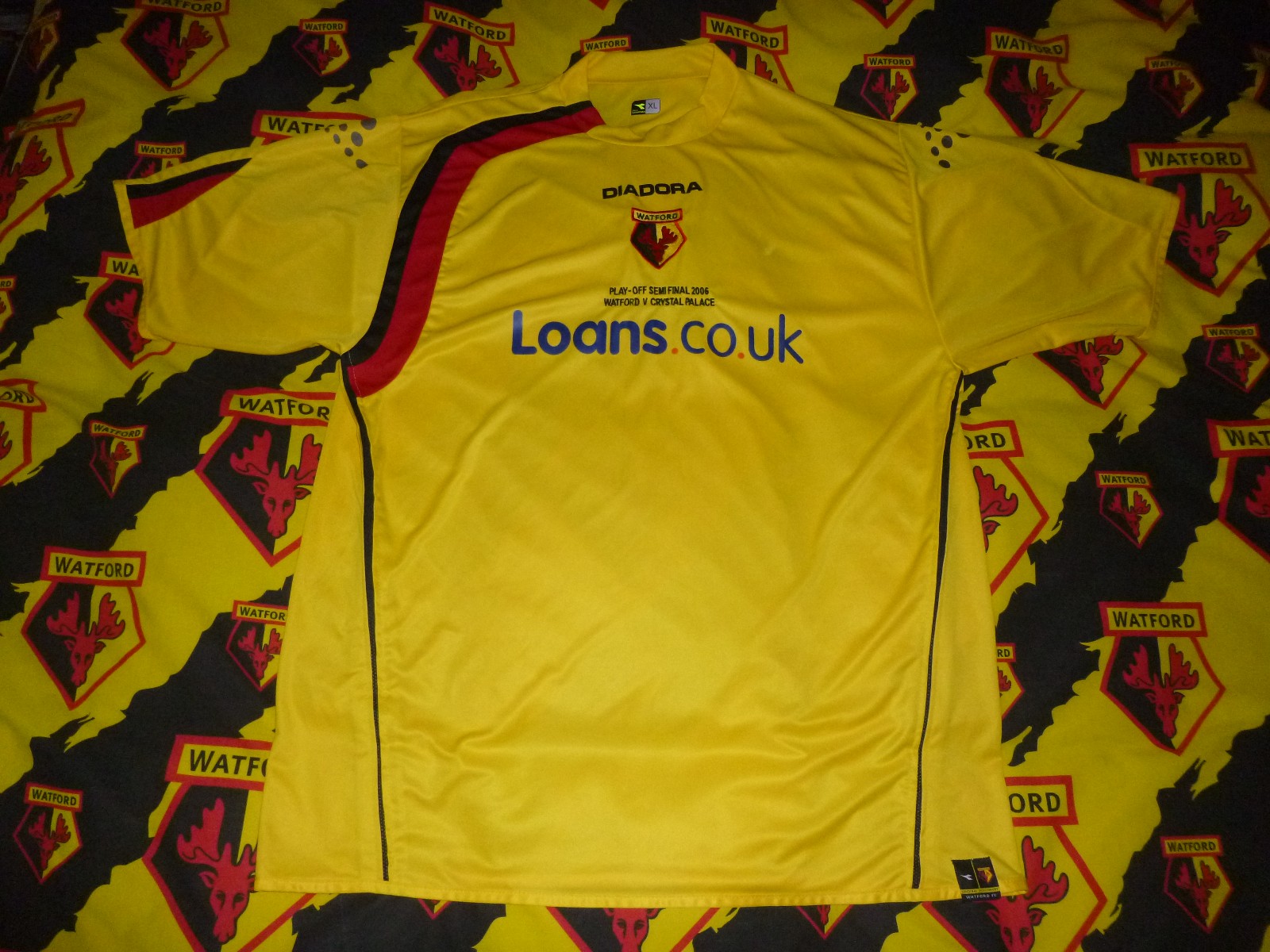 Watford FC 2005-06 EFL Championship Play-Off Semi-Final Kit