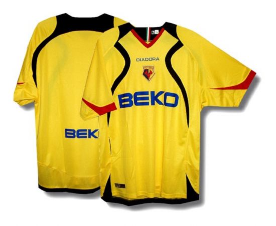 Watford FC 2007-08 Home Kit