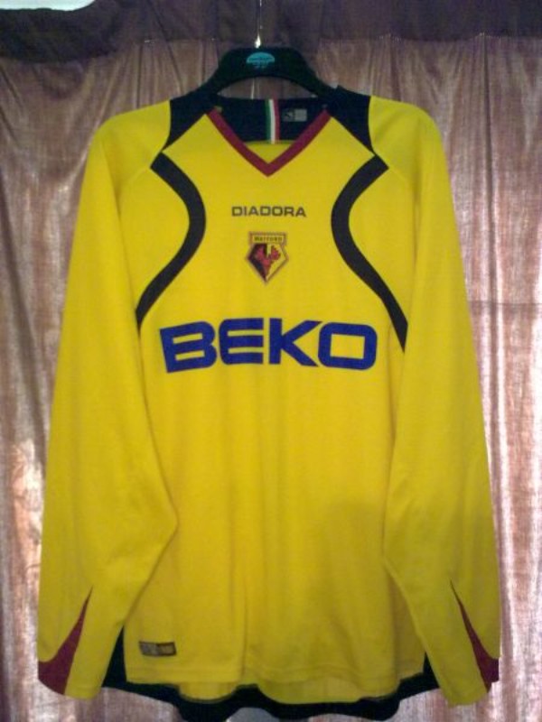 Watford FC 2007-08 Home Kit