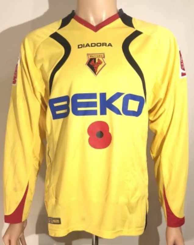 Watford FC 2007-08 Home V2 Kit