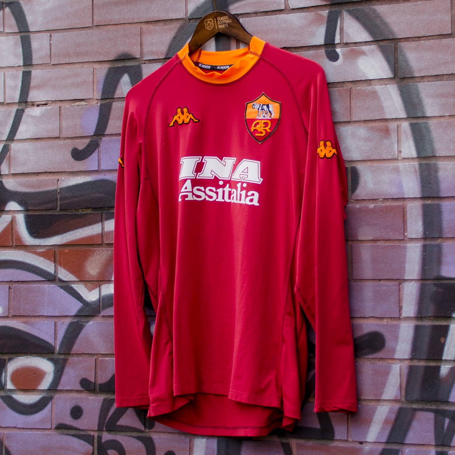 AS Roma 2000-01 Home Kit