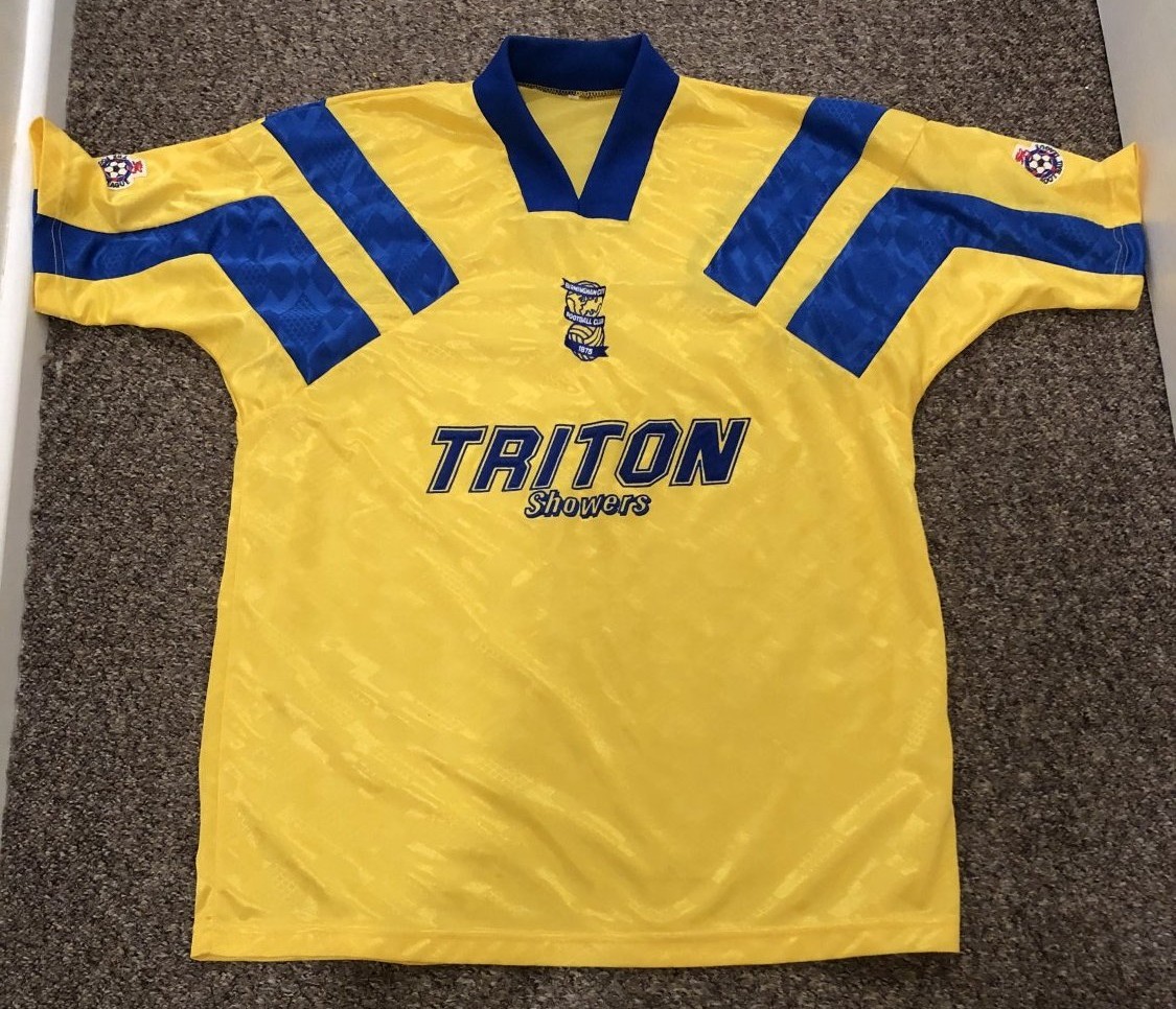 Birmingham City 1992-93 Away 2 Kit