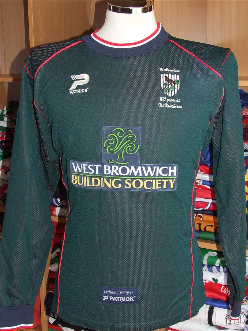 West Bromwich Albion 2000-01 GK 1 Kit