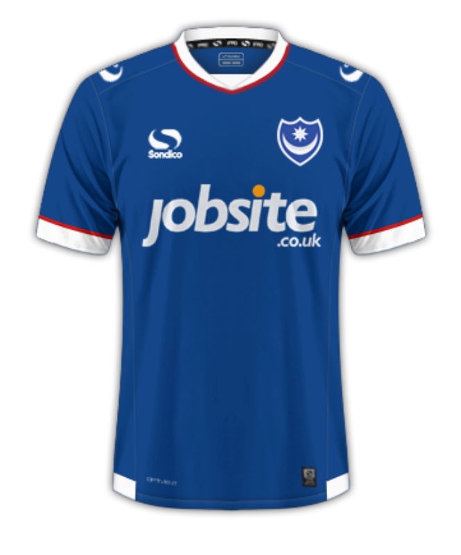 Portsmouth FC 2016-17 Home Kit