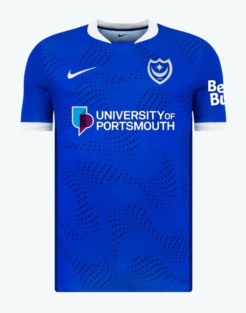 Portsmouth FC 2025-26 Home Kit
