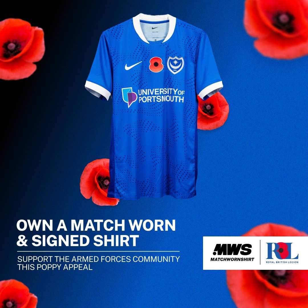 Portsmouth FC 2025-26 Home V2 Kit