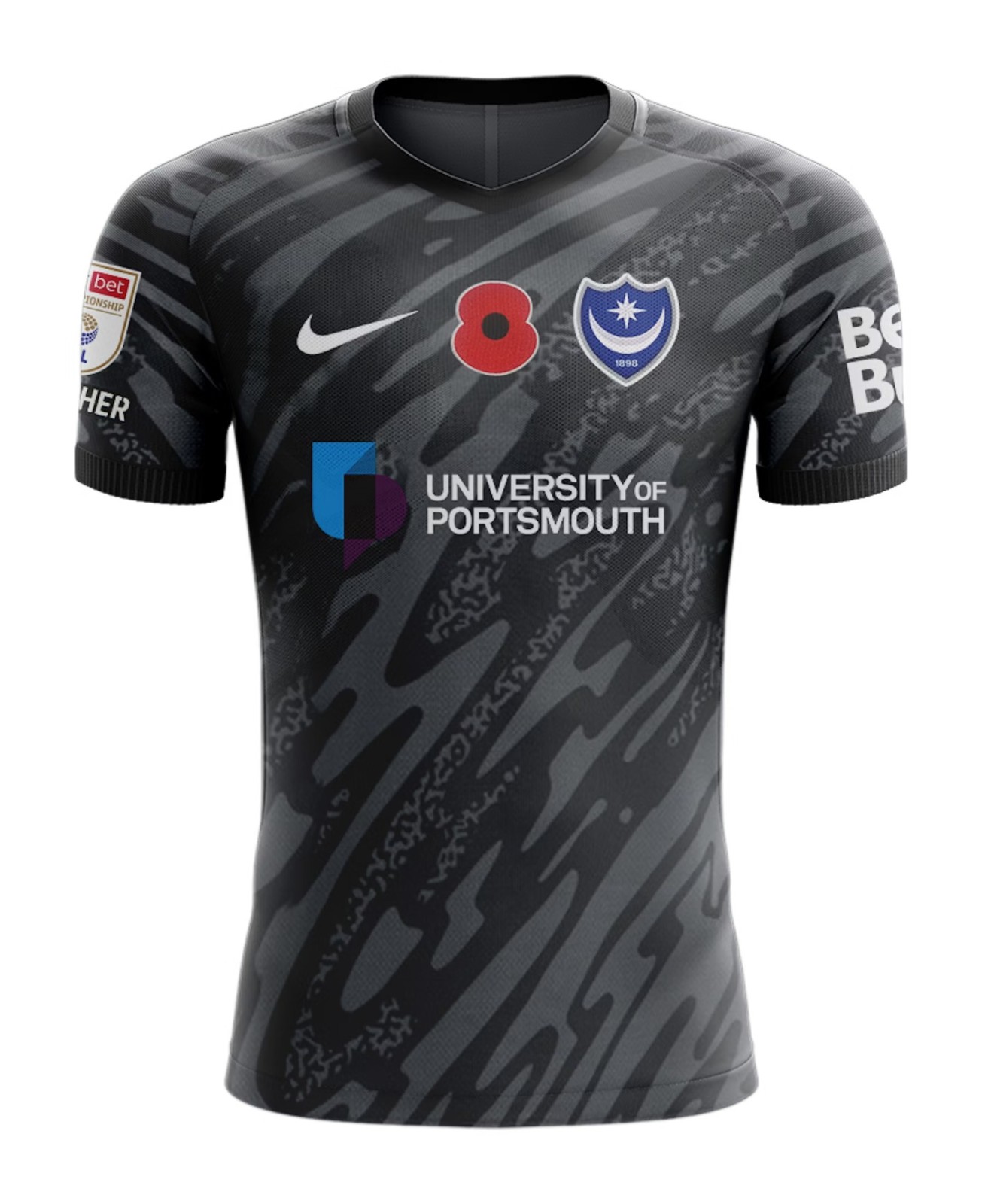 Portsmouth FC 2025-26 GK 3 V2 Kit
