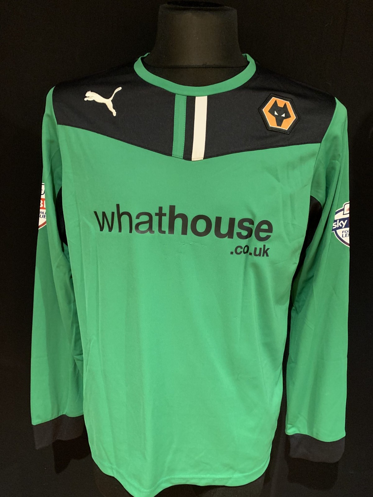 Wolverhampton Wanderers 2013-14 GK Home Kit