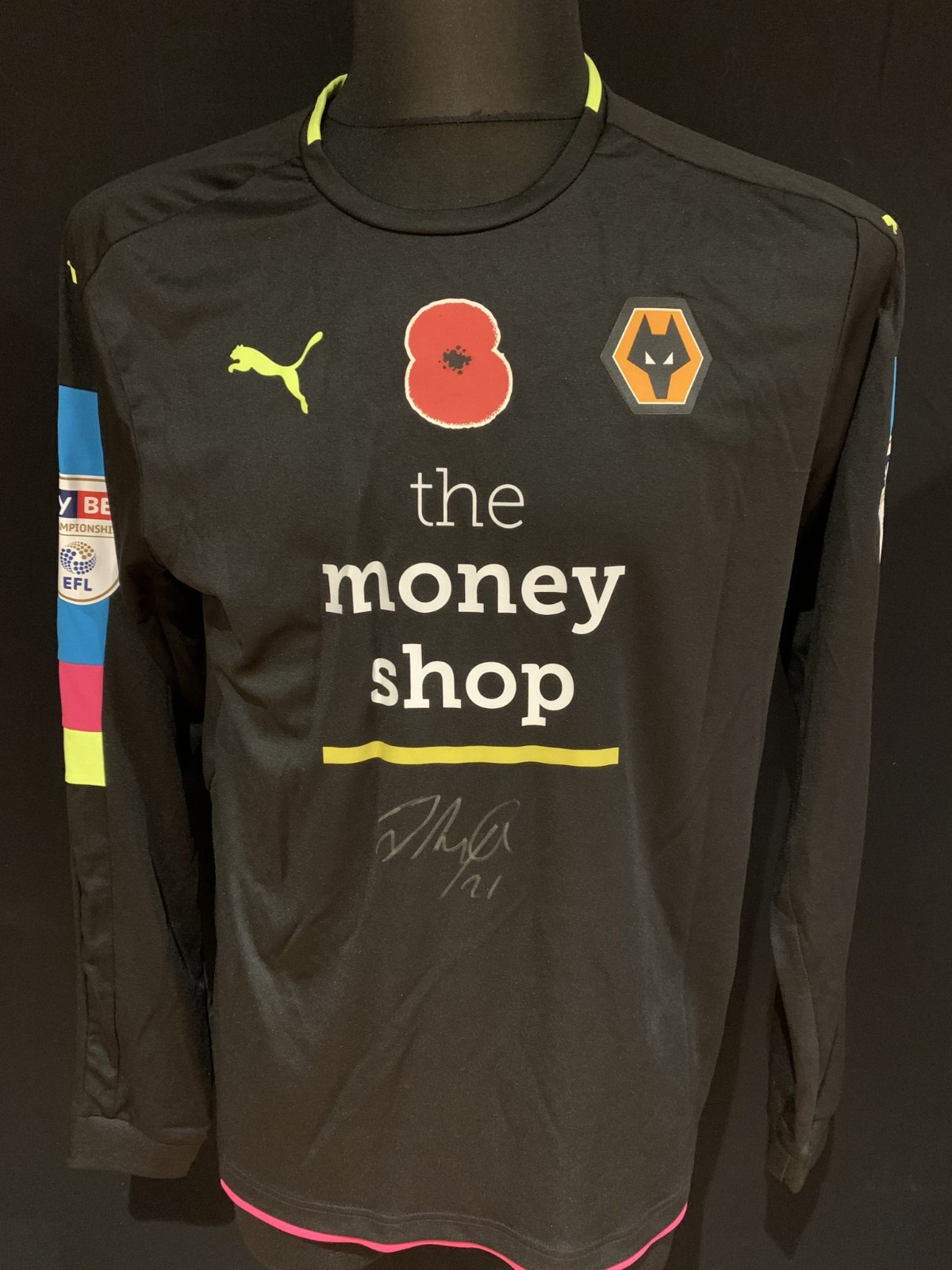 Wolverhampton Wanderers 2016-17 GK 2 Kit