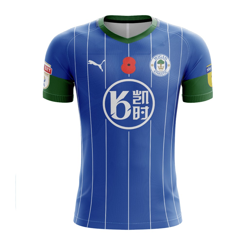Wigan Athletic 2019-20 Home V2 Kit