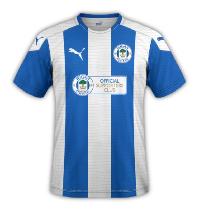 Wigan Athletic 2020-21 Home Kit