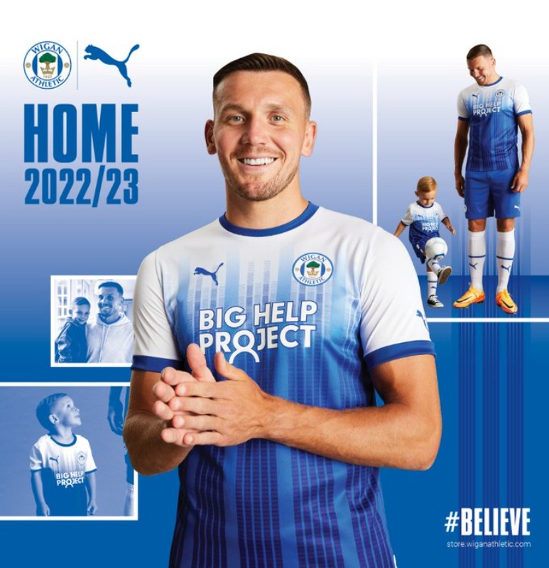 Wigan Athletic 2022-23 Home Kit