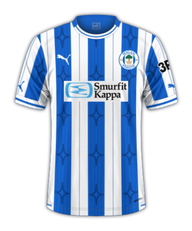 Wigan Athletic 2023-24 Home Kit