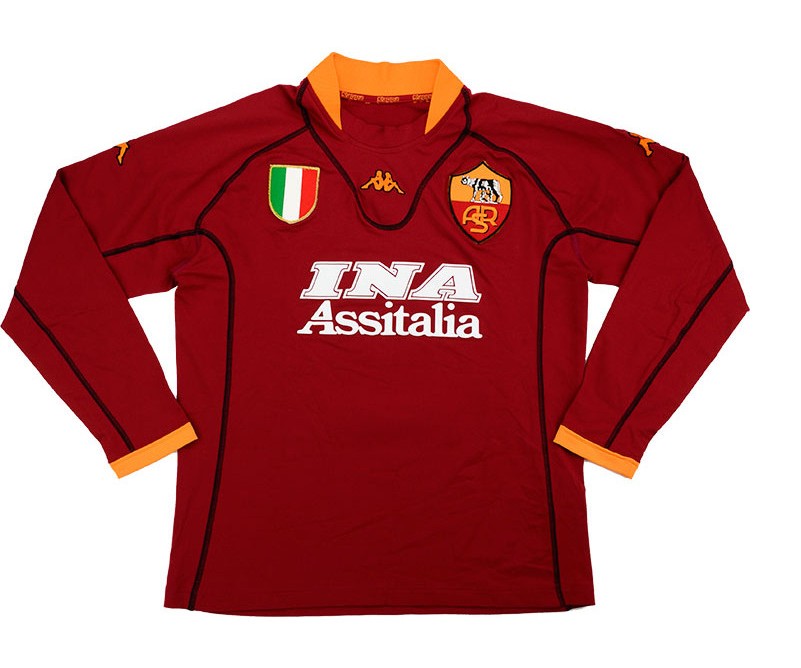 AS Roma 2001-02 Home Kit