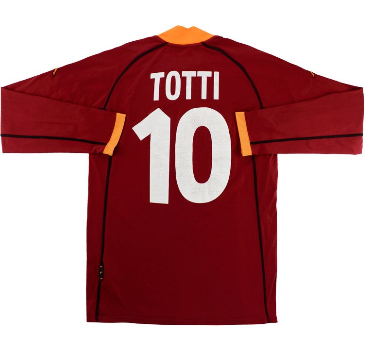 AS Roma 2001-02 Home Kit