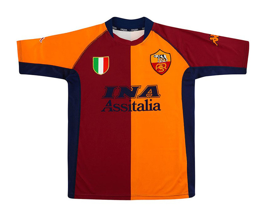 AS Roma 2001-02 Champions League Home Kit