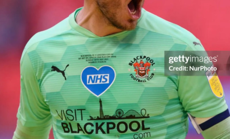 Blackpool 2020-21 EFL League One Play-Off Final GK Kit