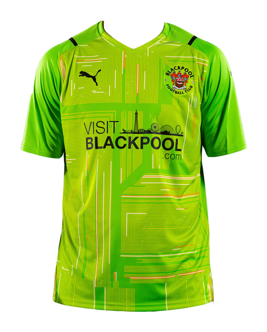 Blackpool 2021-22 GK Home Kit
