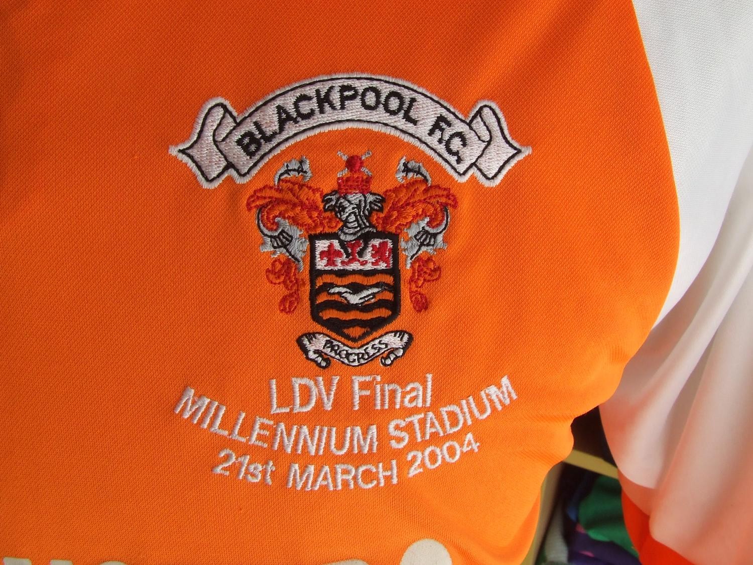 Blackpool 2003-04 Cup Final Kit