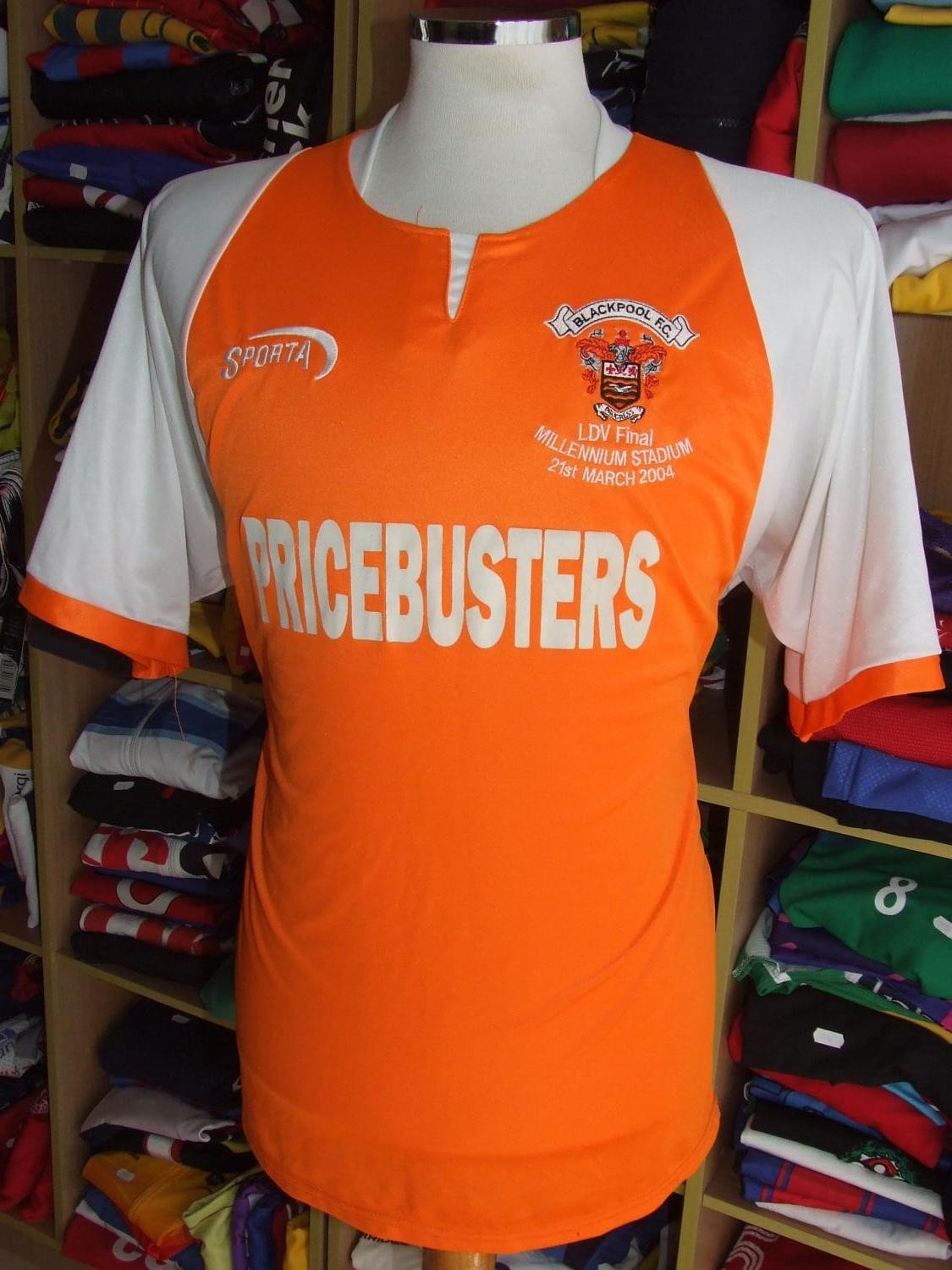 Blackpool 2003-04 Cup Final Kit