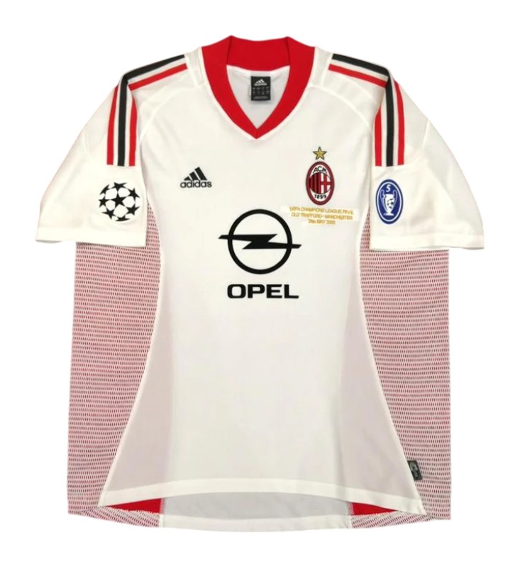 AC Milan 2002-03 Champions League Final Kit