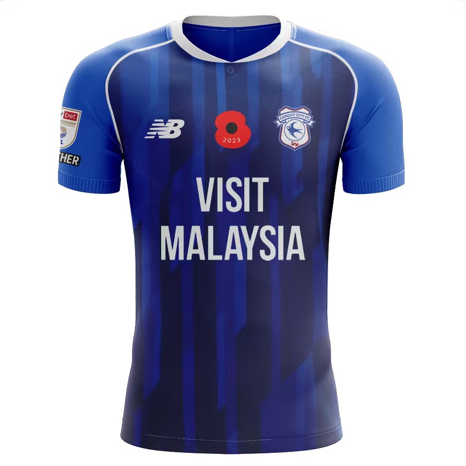 Cardiff City 2023-24 Home V2 Kit