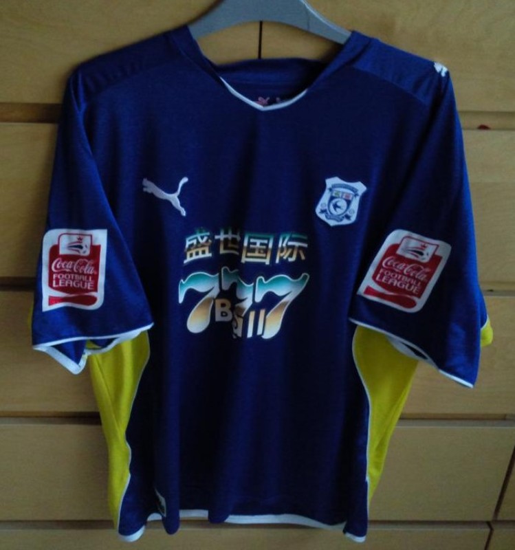 Cardiff City 2009-10 Home V2 Kit
