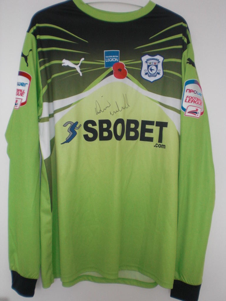 Cardiff City 2010-11 GK 3 Kit