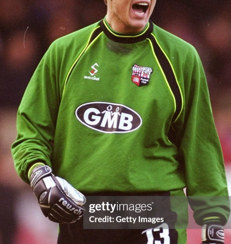 Brentford FC 1999-00 GK 2 Kit