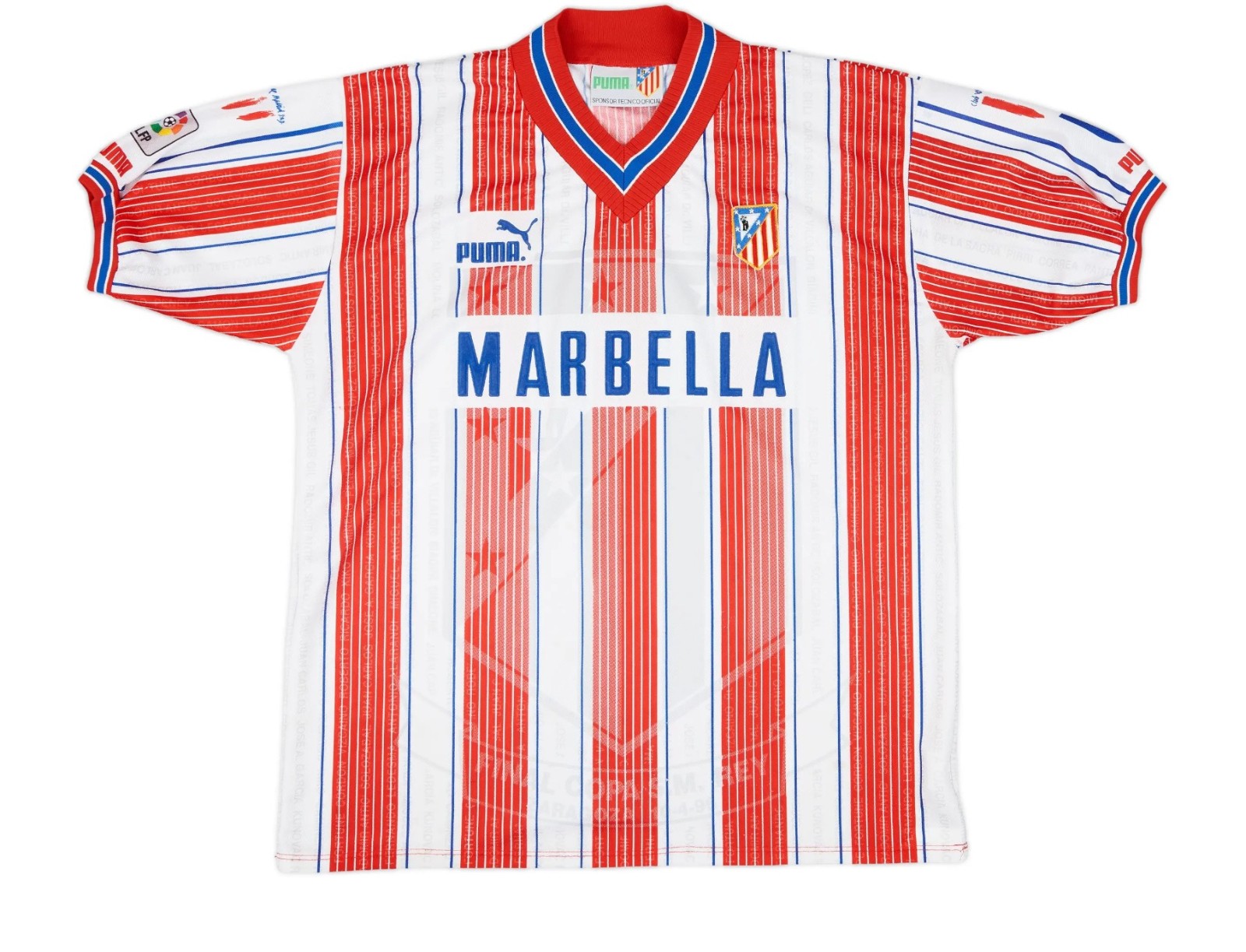 Atlético Madrid 1995-96 Copa del Rey Final Kit