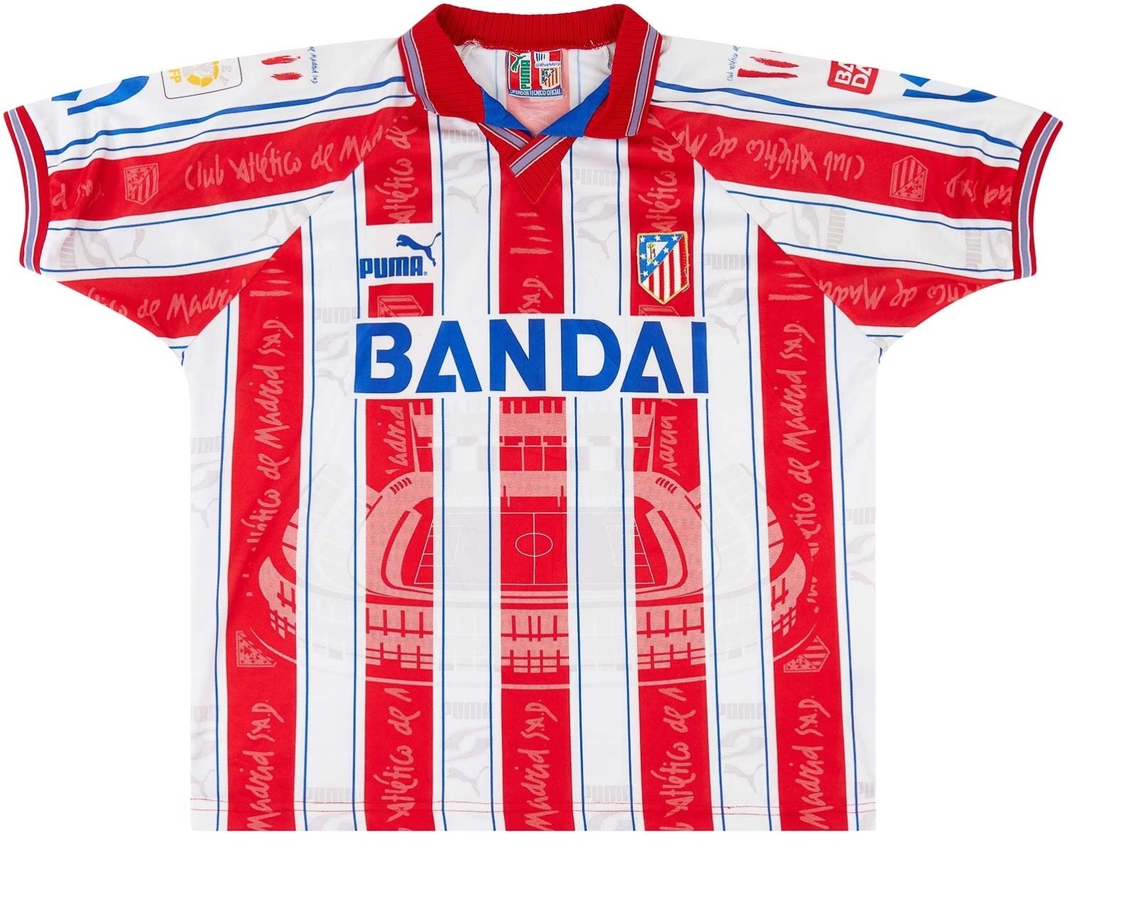 Atlético Madrid 1996-97 Home Kit