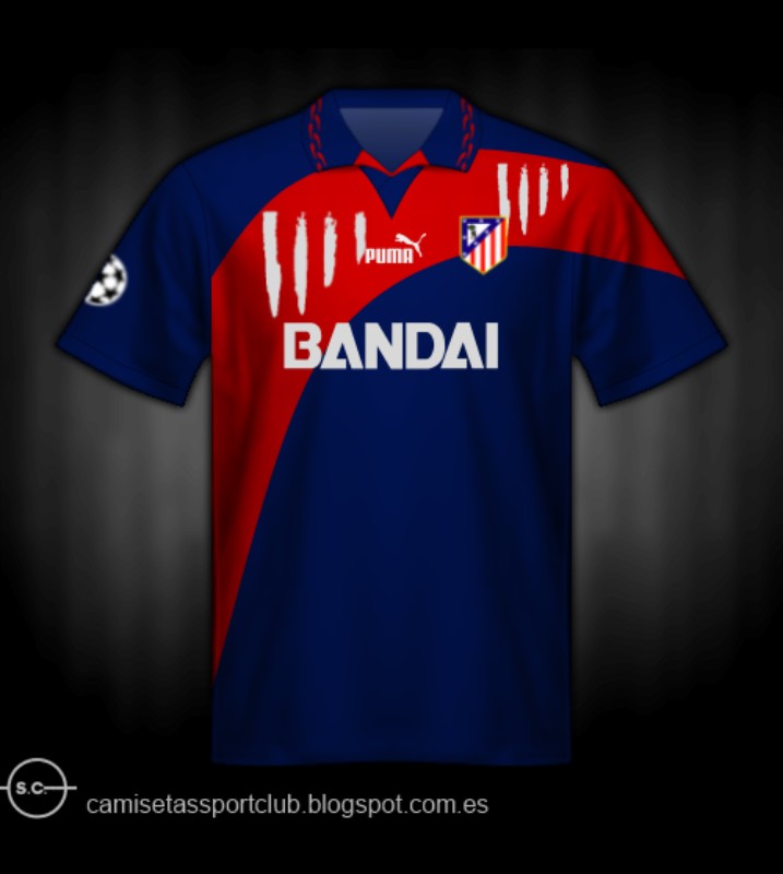 Atlético Madrid 1996-97 Champions League Away Kit