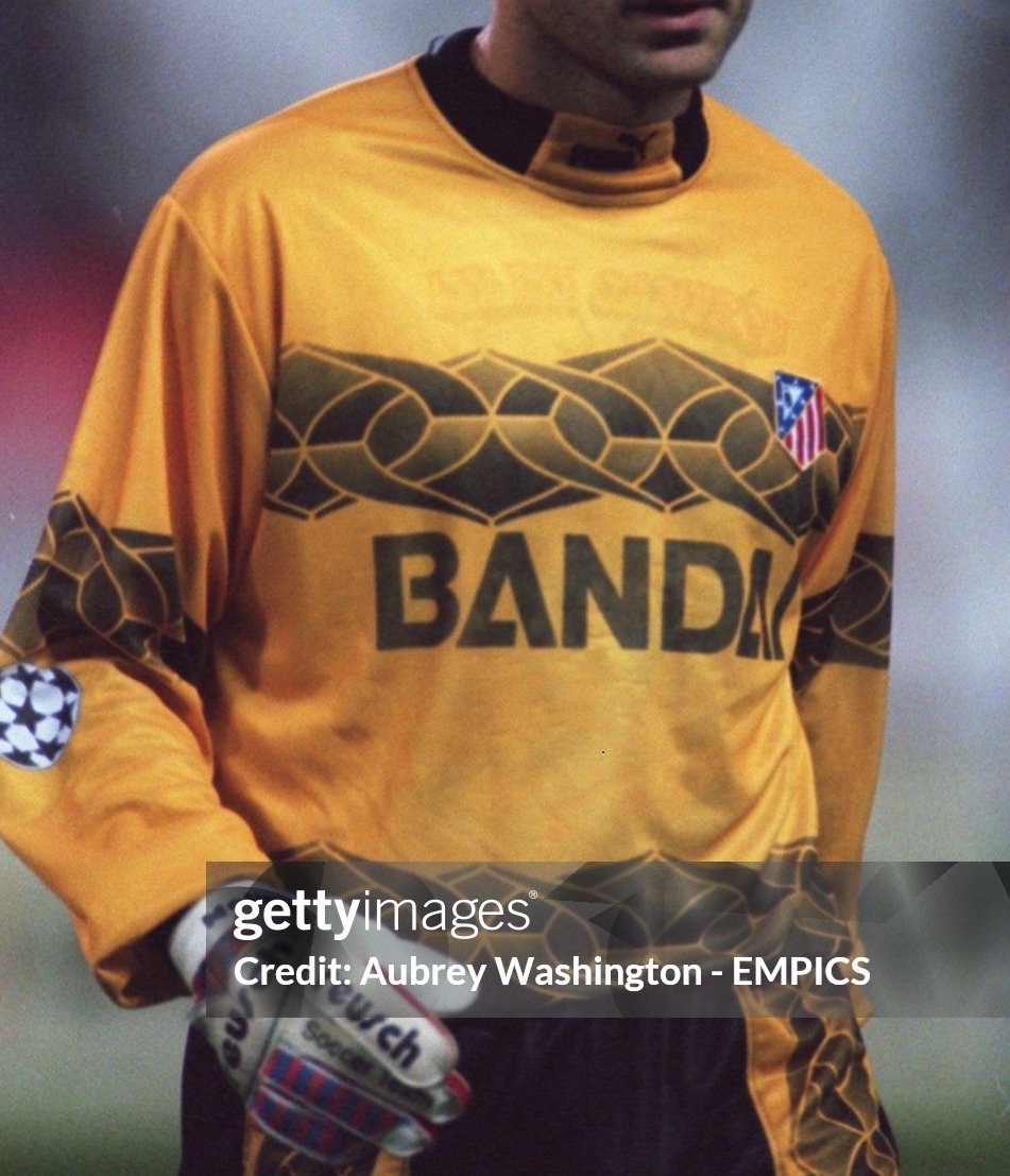Atlético Madrid 1996-97 GK 2 Kit