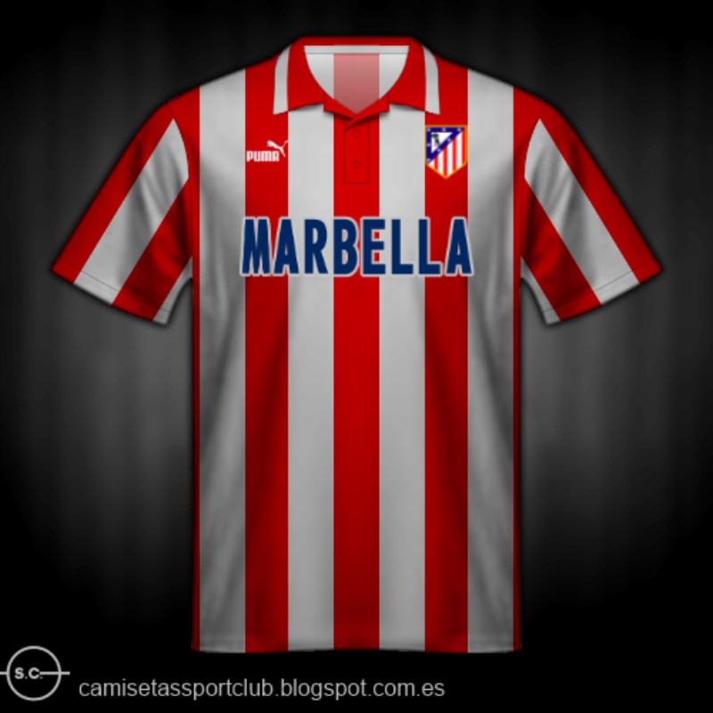 Atlético Madrid 1997-98 European Home Kit