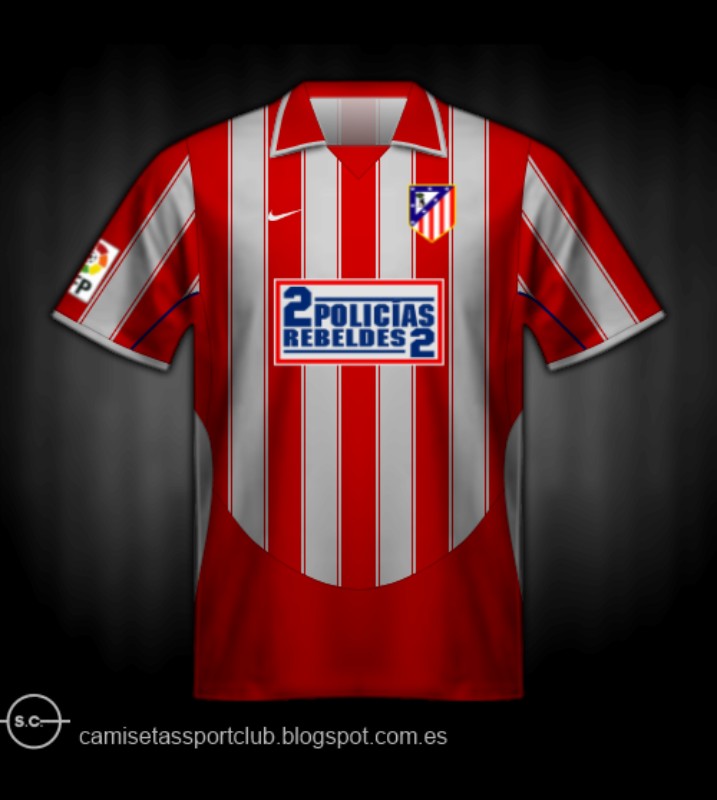 Atlético Madrid 2003-04 Home Kit