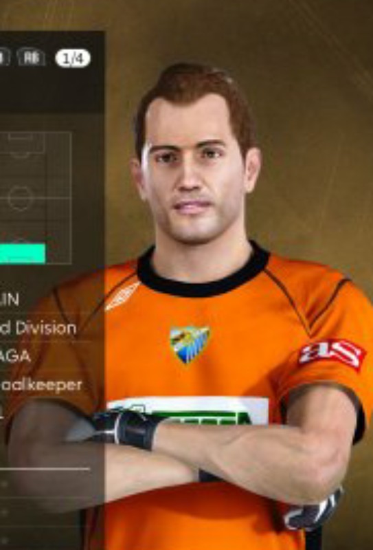 Málaga CF 2006-07 GK 1 Kit