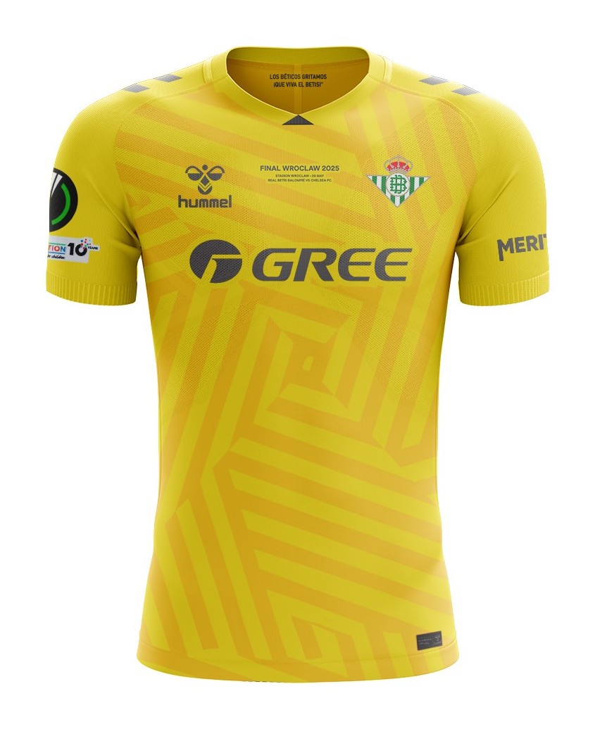 Real Betis 2024-25 GK Conference League Final Kit