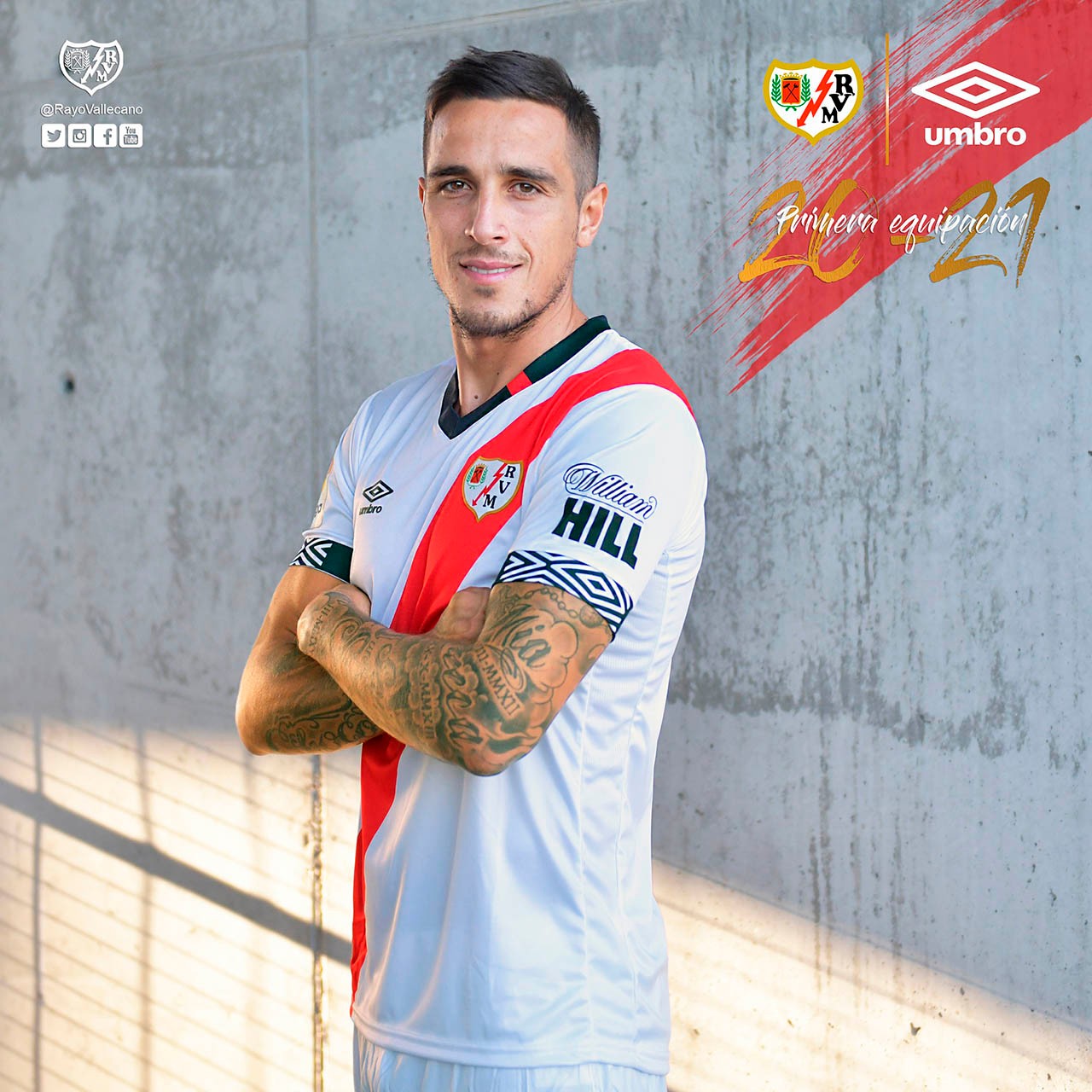 Rayo Vallecano 2020-21 Home Kit