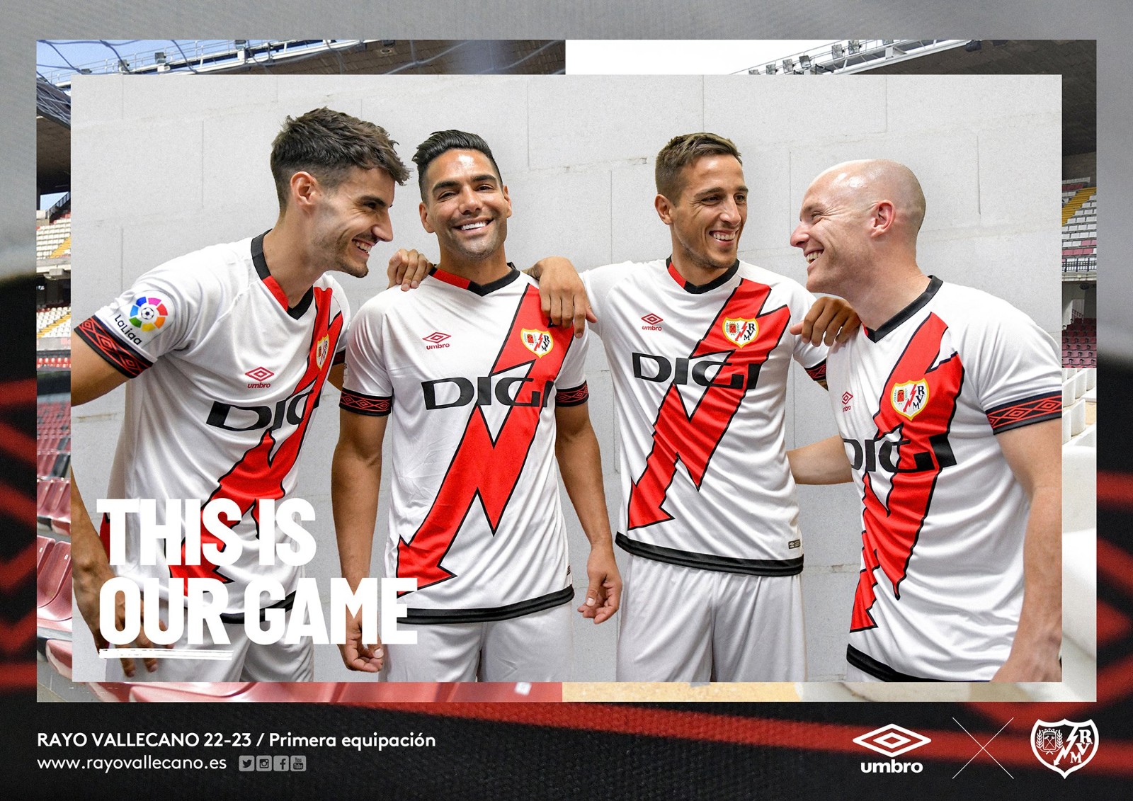 Rayo Vallecano 2022-23 Home Kit