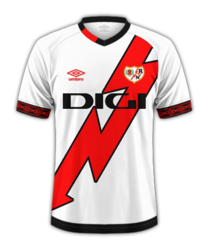 Rayo Vallecano 2022-23 Home Kit