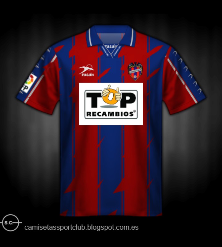 Levante UD 1996-97 Pre-Season Home Kit