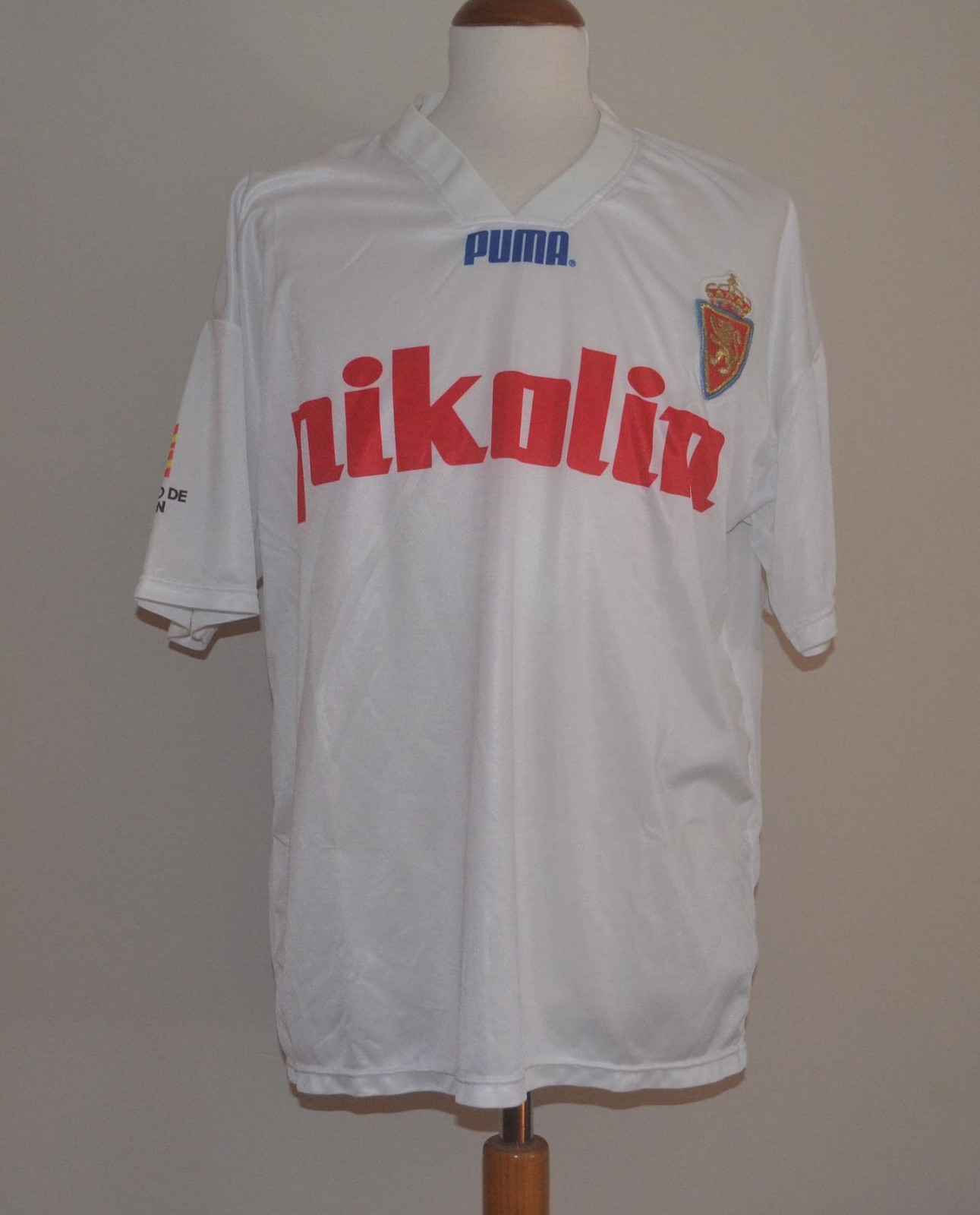 Real Zaragoza 1993-94 Home Kit